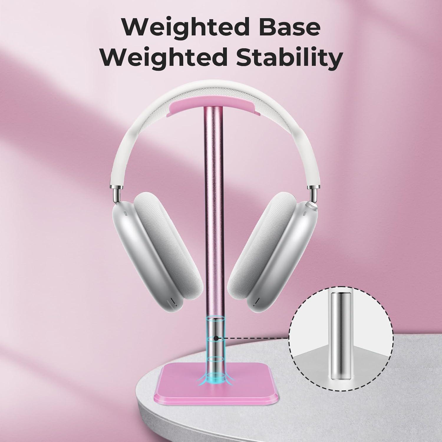 Подставка для наушников универсальная Pink (20291) - фото 3 Подставка для наушников универсальная Pink (20291) - фото 3