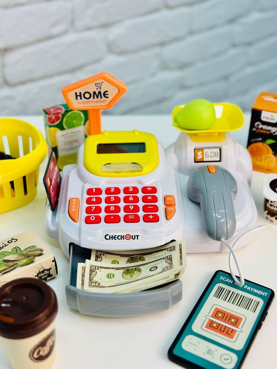 Детский игровой набор интерактивный Игра Магазин Кассовый аппарат (2699886263) - фото 9