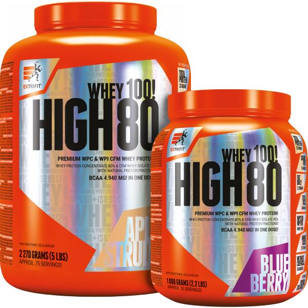 Протеин Extrifit High Whey 80 Apple Strudel 1000 г - фото 2