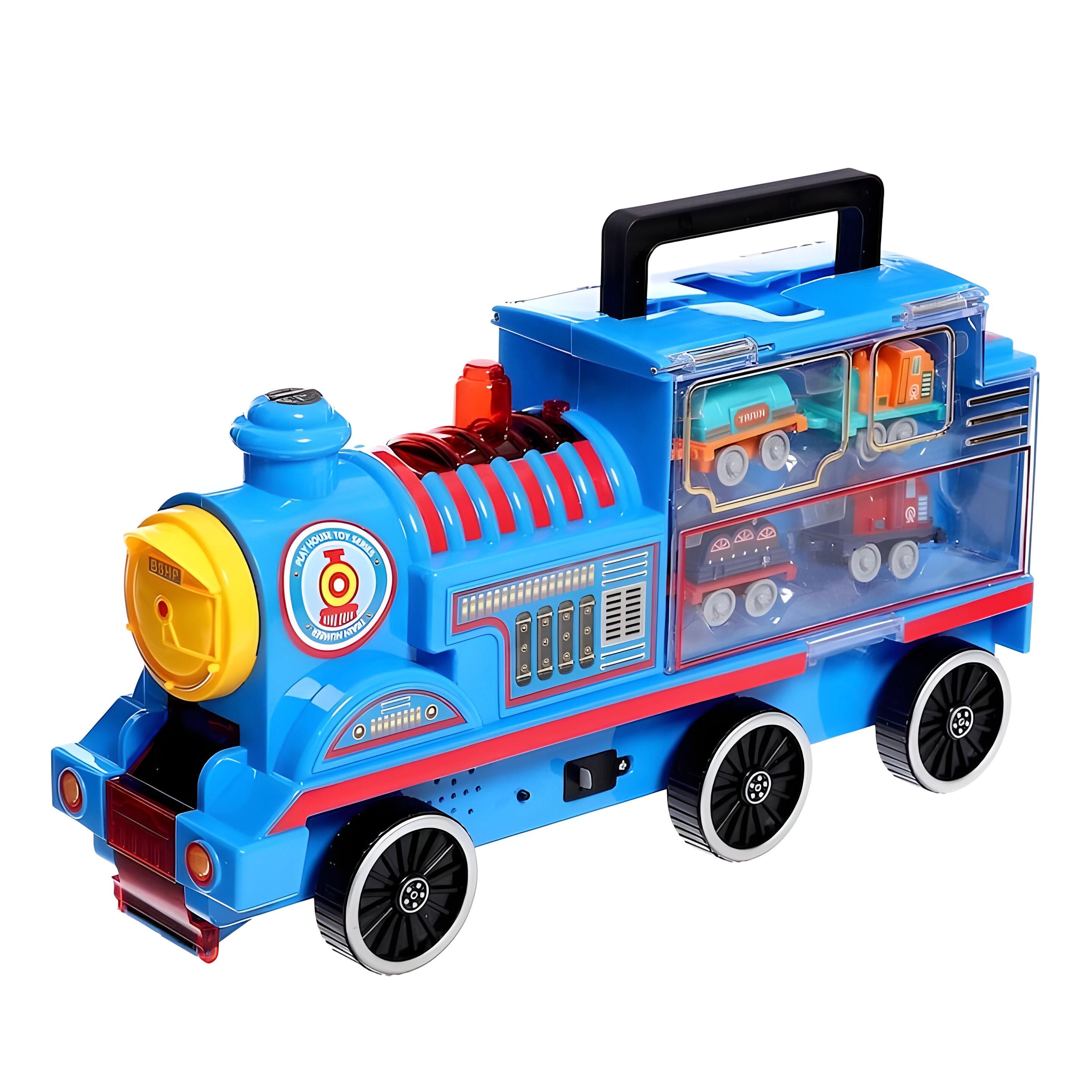 Детская железная дорога Storage Train поезд-парковка (128-33)