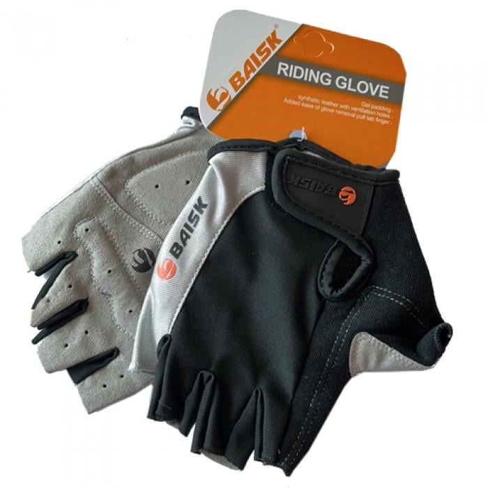 Перчатки велосипедные беспалые BAISK BSK-2295 Riding Glove M Серый (32407006)