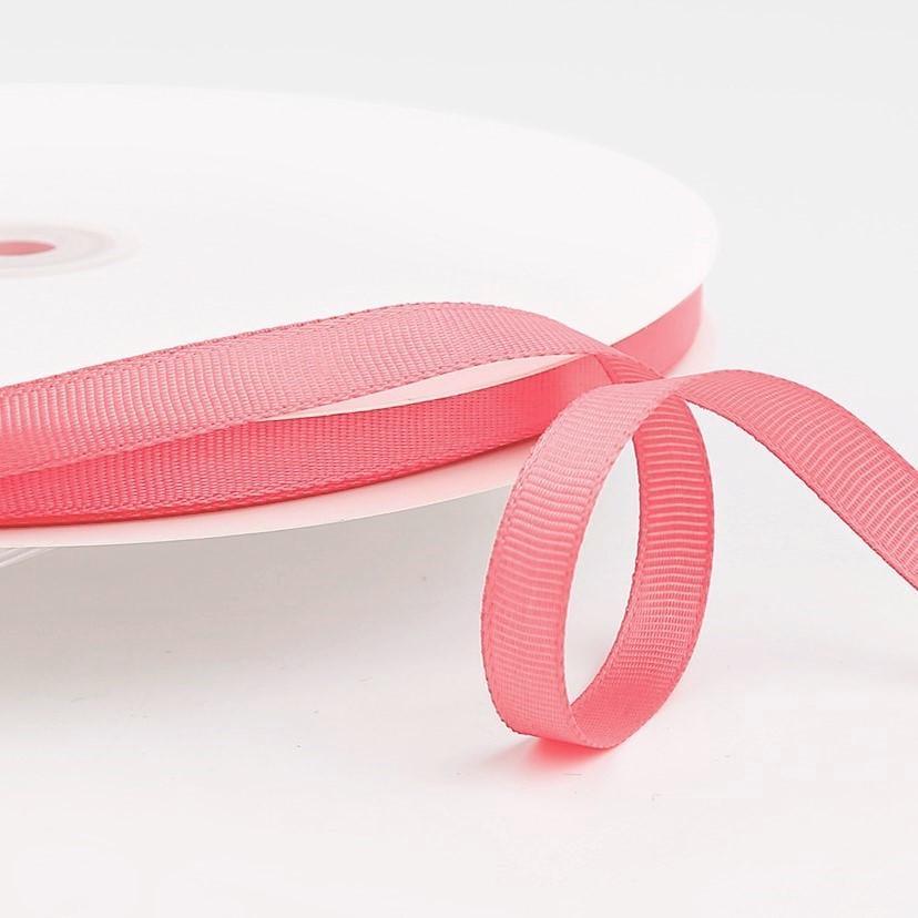 Лента репсовая 0,6 см 91 м 1 шт. Розовый темный (ЛТ0006р60)