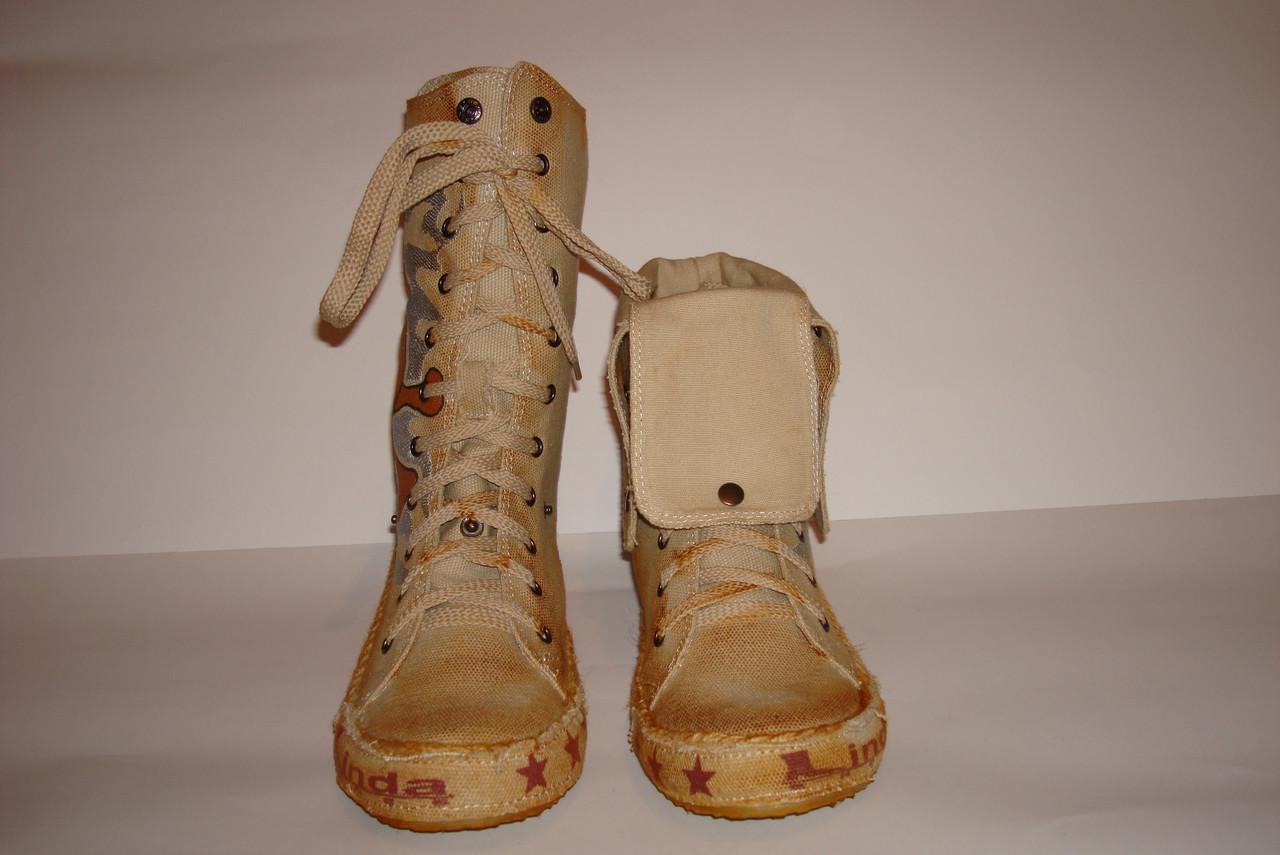 Кеди жіночі Linda р. 38 24 см Бежевий - фото 5 Кеди жіночі Linda р. 38 24 см Бежевий - фото 5