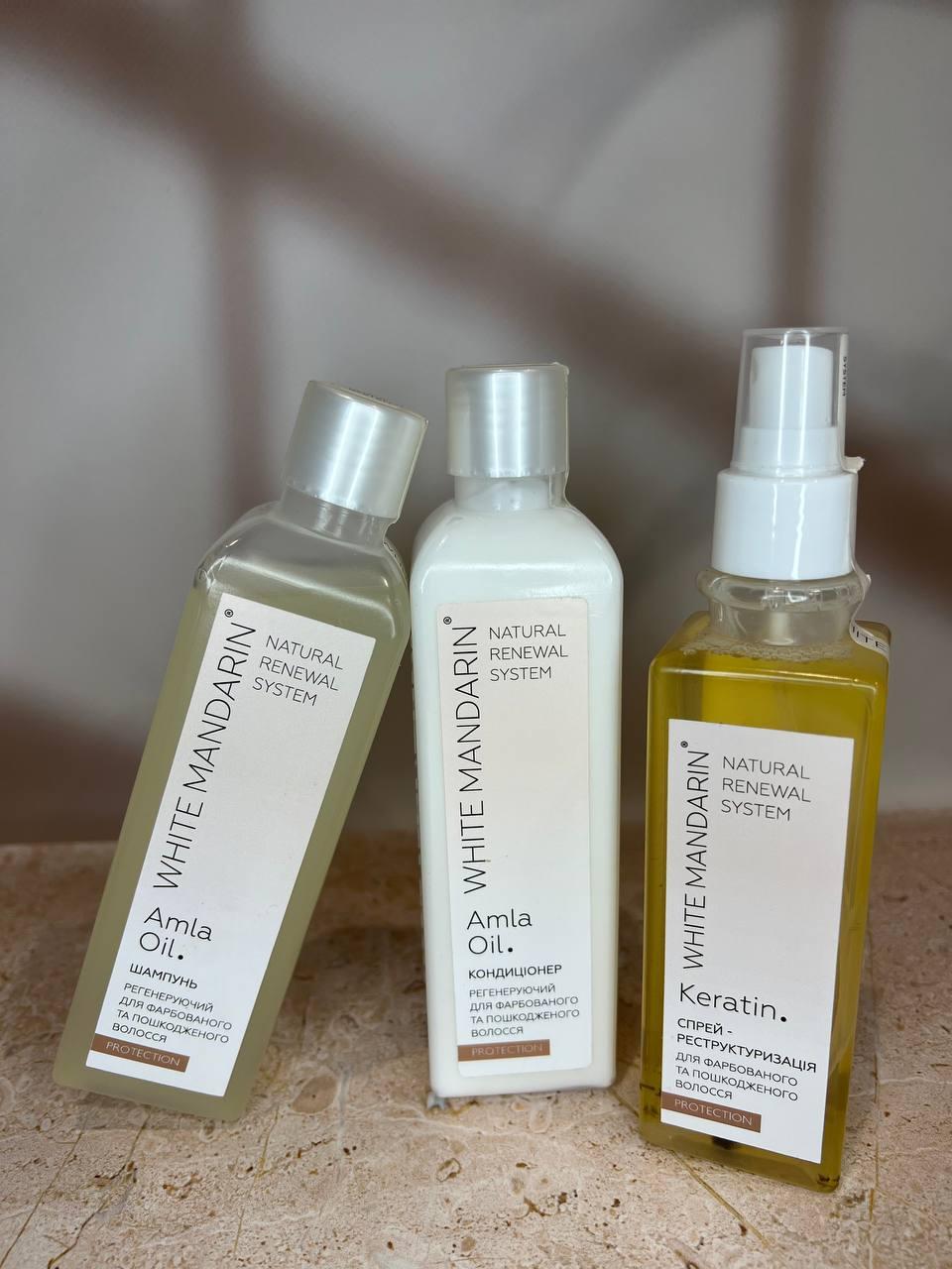 Кондиционер для окрашенных и поврежденных волос White Mandarin PROTECTION безсульфатный регенерирующий 250 мл (1838403701) - фото 3