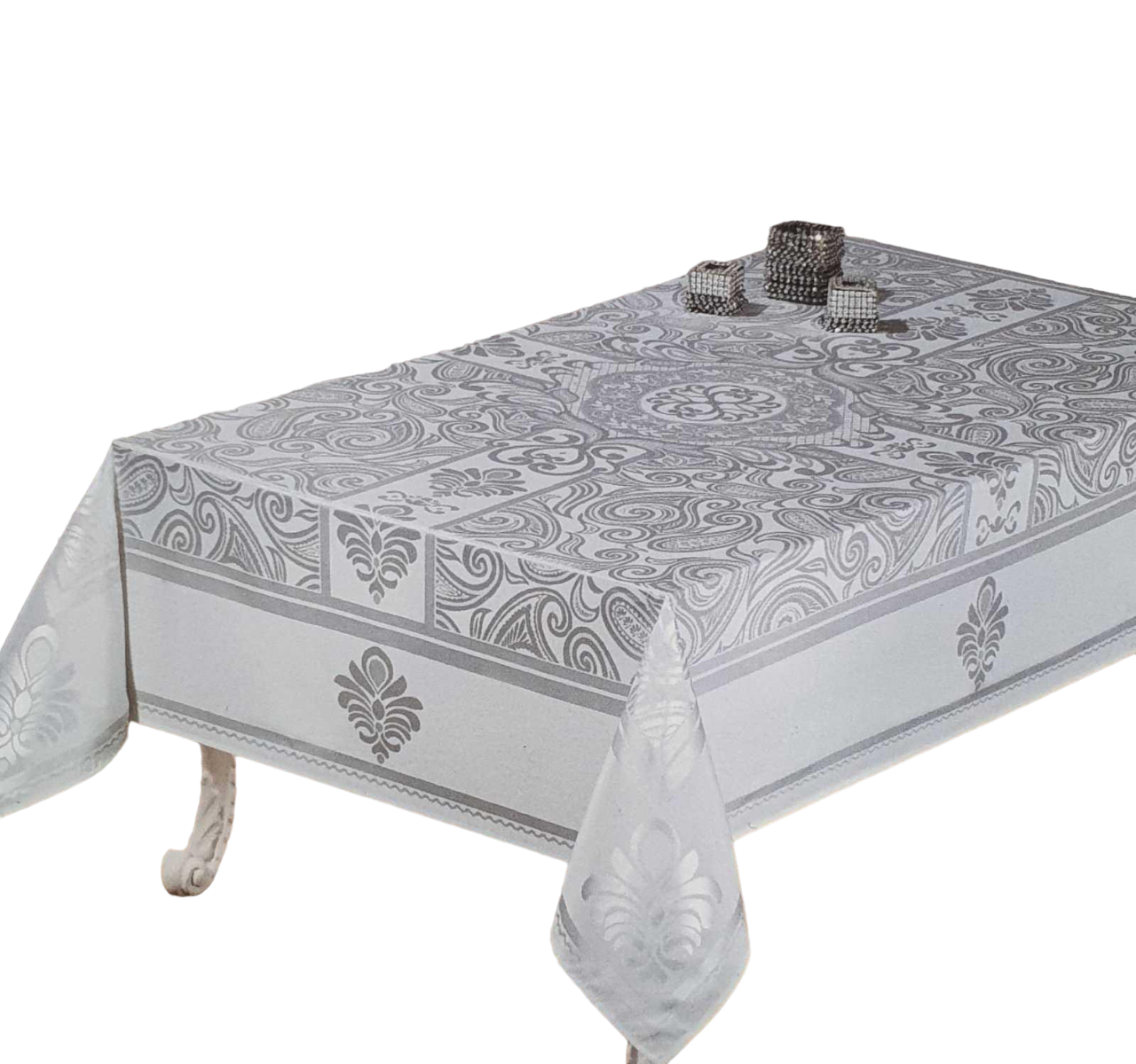 Скатерть Sagol St-005 160x350 см White (01St005P160350К01)