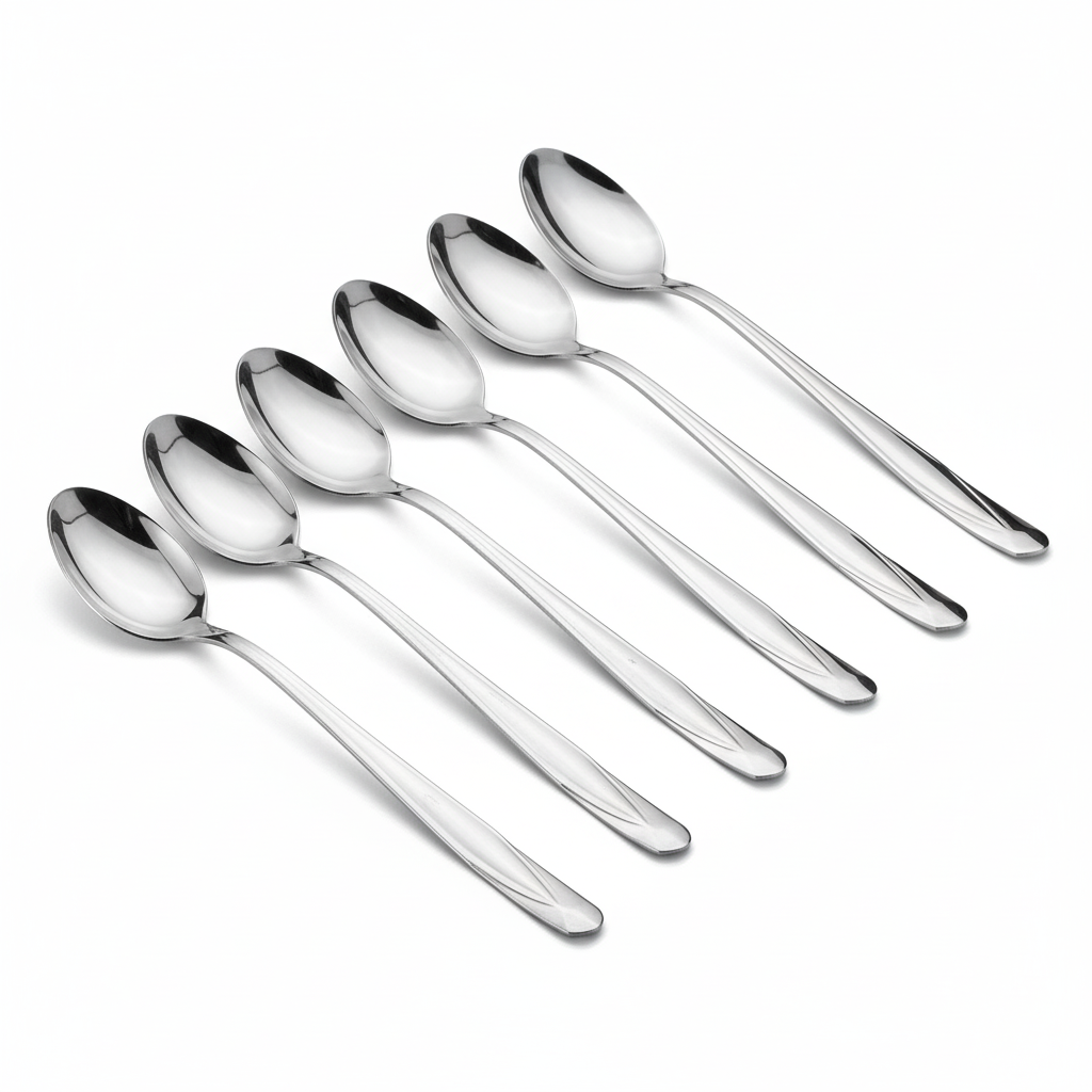 Ложки чайні Stenson Spoon з нержавіючої сталі 6 шт. (30388)