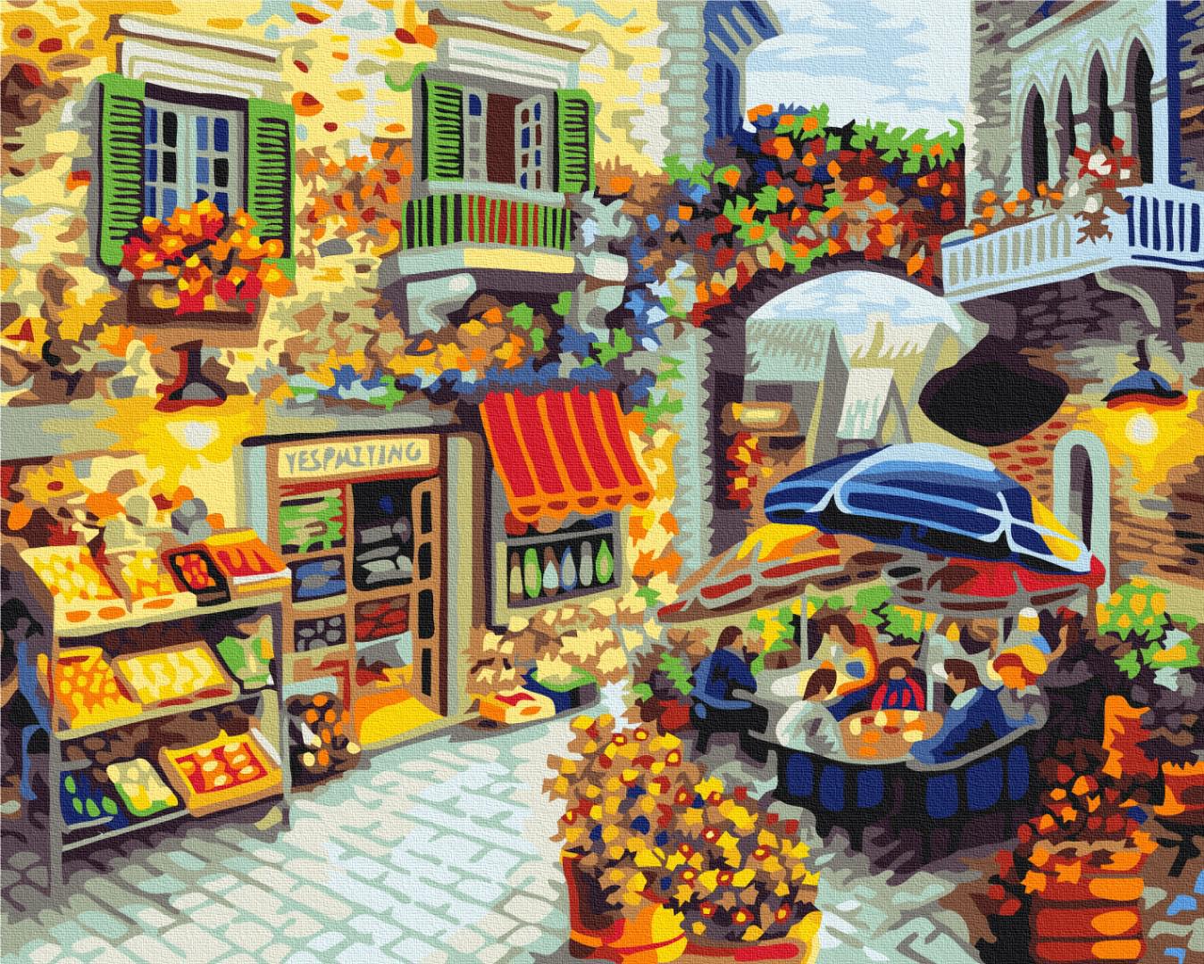 Картина по номерам Brushme Премиум Домашний ресторан 40x50 см (PBS7091)