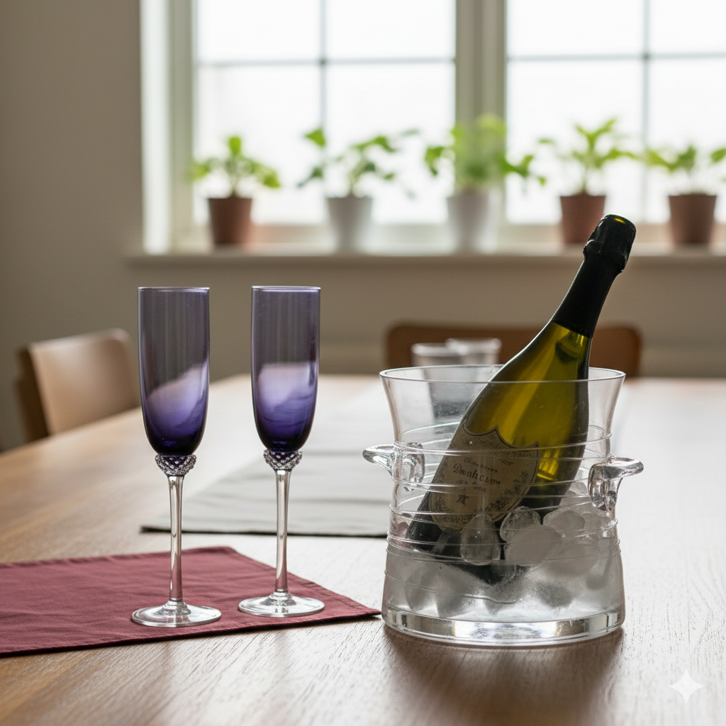 Комплект келихів для шампанського Sakura 220 мл 2 шт. - фото 7 Комплект келихів для шампанського Sakura 220 мл 2 шт. - фото 7