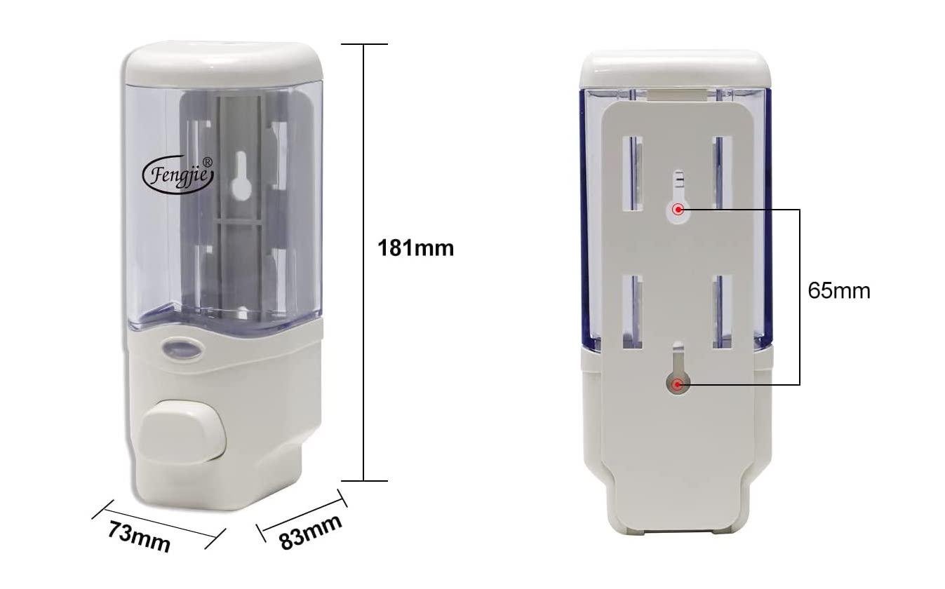 Дозатор для мила Fengjie F1102-M механічний настінний 300 мл (F1102-M) - фото 4