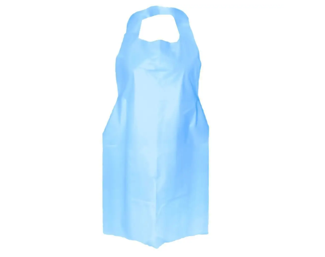 Фартух ПЕ 900х1600 мм/50 мкм 20 шт./уп. LDPE Синій (pe9016050s20)