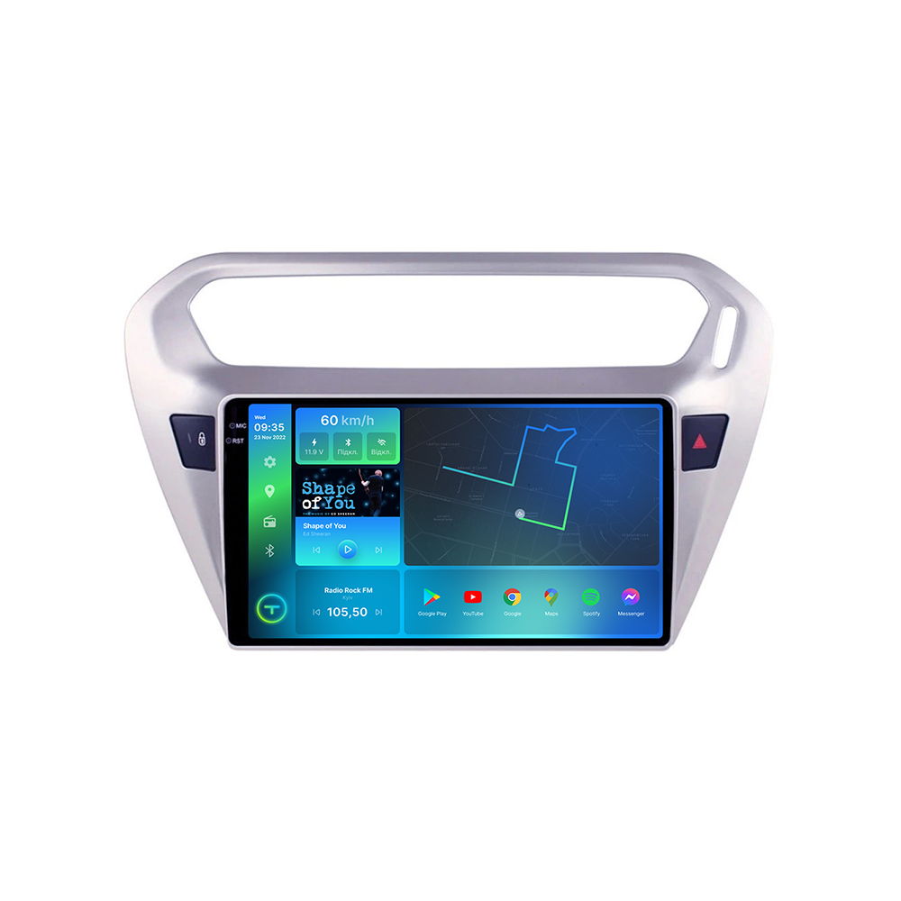 Магнитола штатная Torssen 2K DTS Peugeot 301/Citroen Elysee F9432 4G Carplay DSP (202308447)