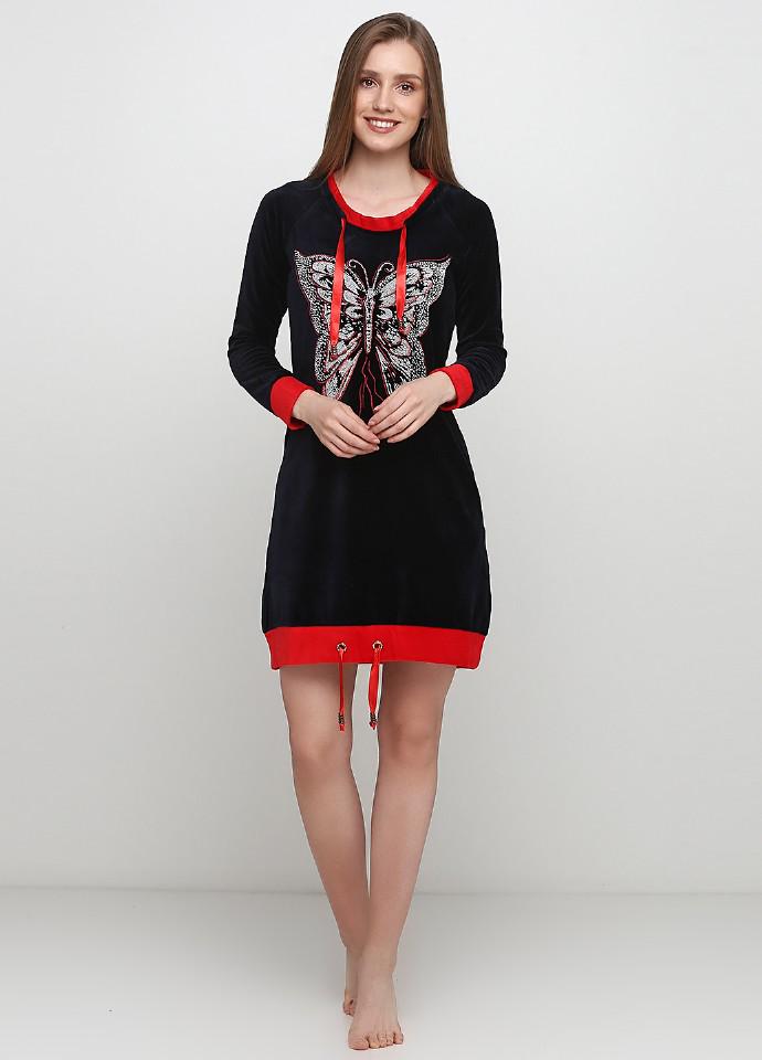 Халат Wild Love L темно-Синий (2795) Халат Wild Love L темно-Синий (2795)