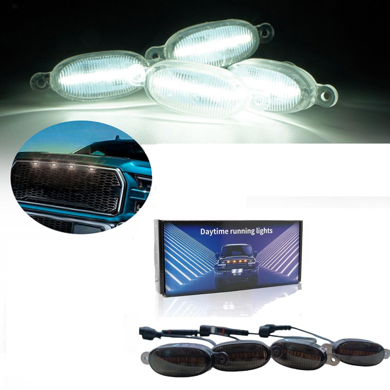 Габаритні вогні решітки радіатора 24В Білий (4628) - фото 9