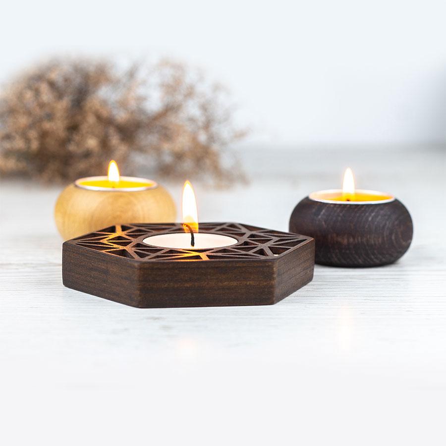 Підсвічник Vanza Fachwerk дерев'яний (1508111536) - фото 9 Підсвічник Vanza Fachwerk дерев'яний (1508111536) - фото 9