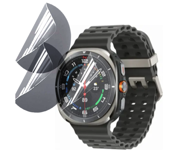 Пленка для смарт-часов противоударная гидрогелевая Hydrogel Film для Samsung Galaxy Watch Ultra 6 шт. Transparent (pl-3609)