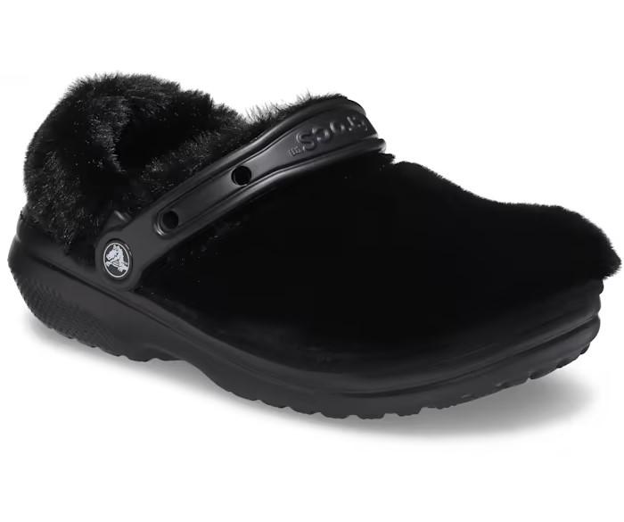 Сабо утепленные Crocs Classic Fur Sure р. W9/EUR 39-40 Black (9340158) - фото 5