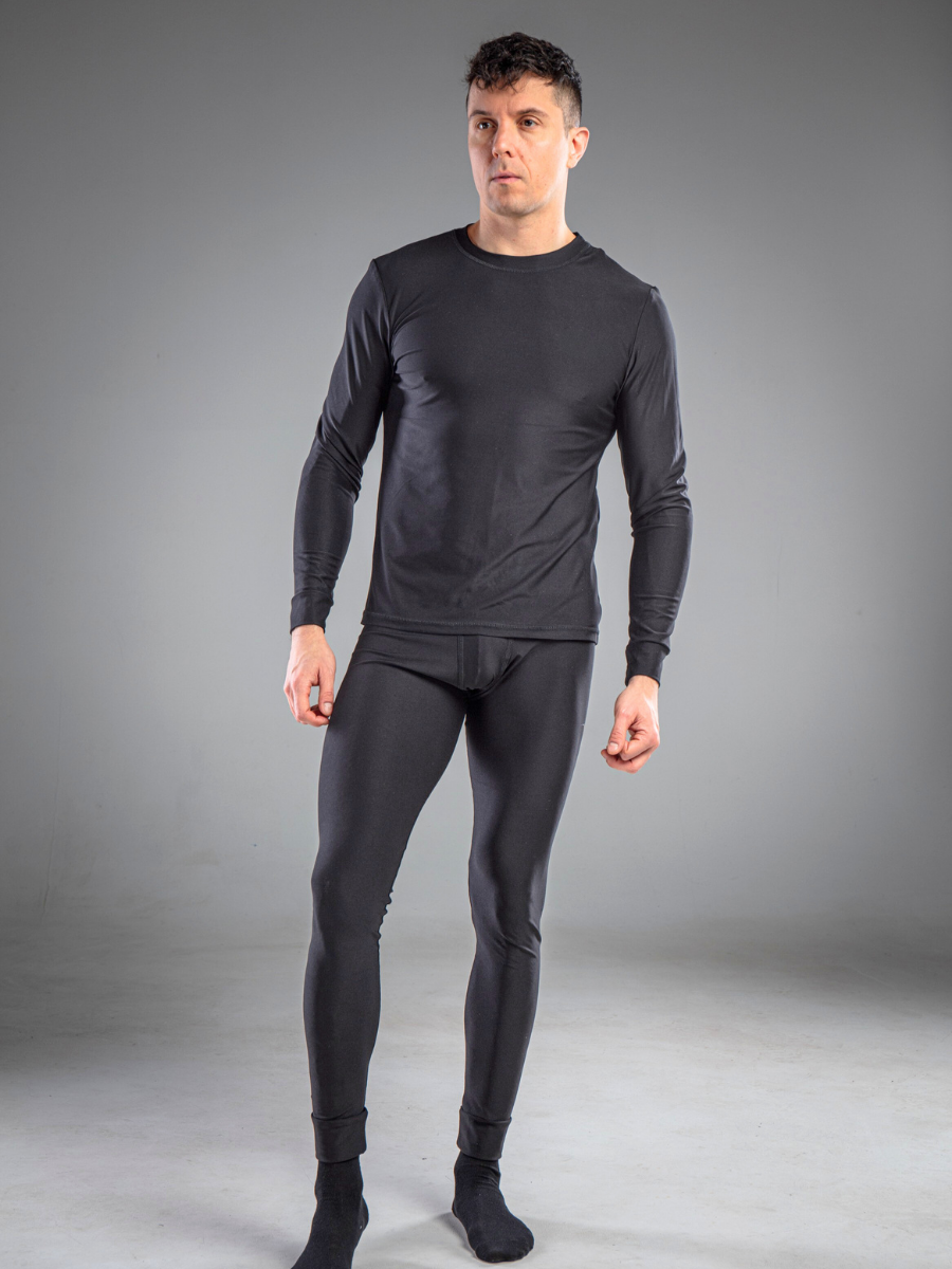 Термобілизна чоловіча з мембраною термолонгсліви та термокальсони 2XL Чорний (8199445105)