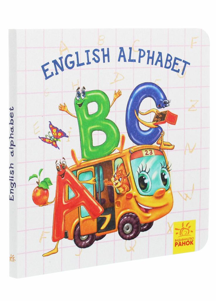 Книжка-картонка "Цікаві абетки: English Alphabet" (М117011А 9789667494766)