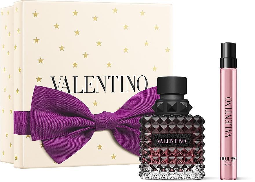 Подарочный набор для женщин VALENTINO Donna Born In Roma Intense парфюмированная вода 50 мл/парфюмированная вода мини 10 мл (375500)