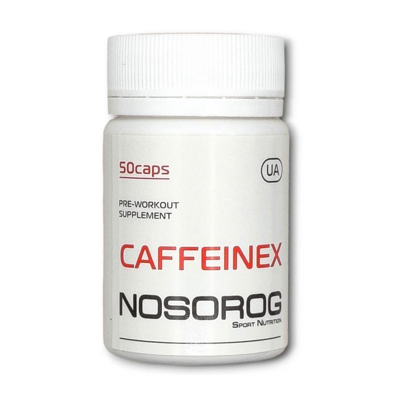 Кофеин Nosorog Caffeine 50 капс.