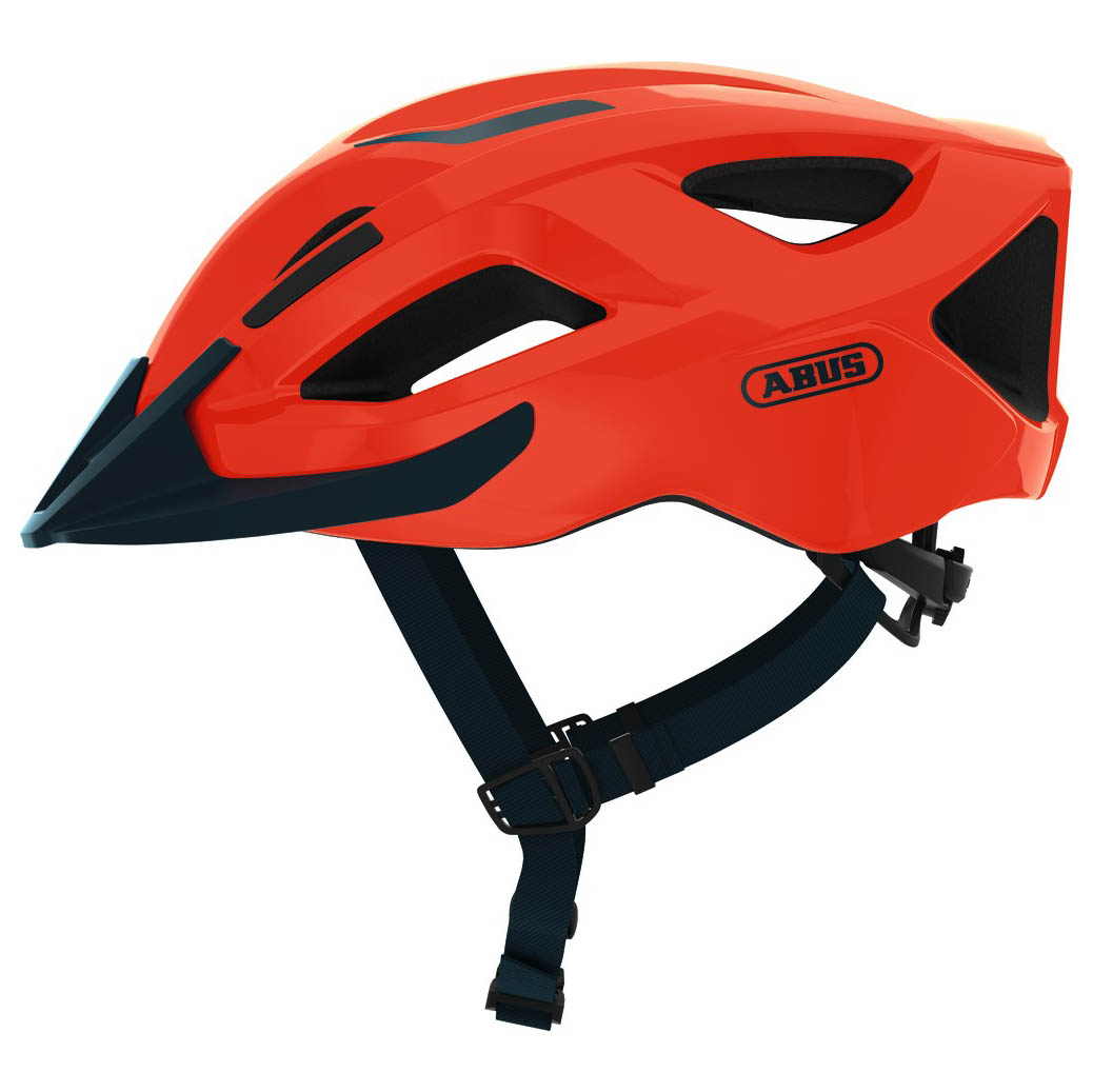 Шолом велосипедний ABUS ADURO 2.1 S 51-55 Shrimp Orange