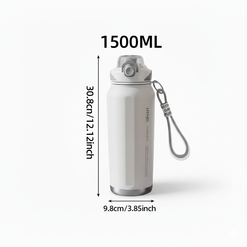 Термос NRMEI з нержавіючої сталі 316 герметичний не містить BPA 1500 мл Білий (2819609357) - фото 11 Термос NRMEI з нержавіючої сталі 316 герметичний не містить BPA 1500 мл Білий (2819609357) - фото 11
