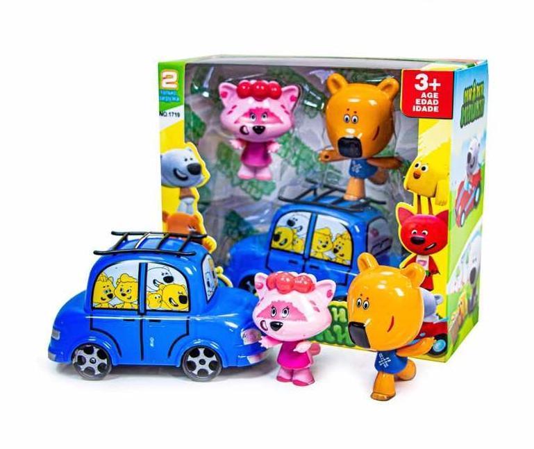 Набор фигурок A-Toys герои Ми-Ми-Мишки с транспортом для детей Синий (G178120-1)