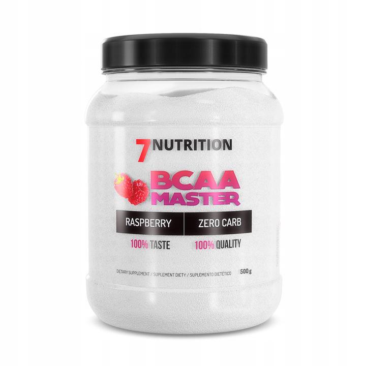 Аминокислоты 7 Nutrition BCAA Master Raspberry 500 г Аминокислоты 7 Nutrition BCAA Master Raspberry 500 г