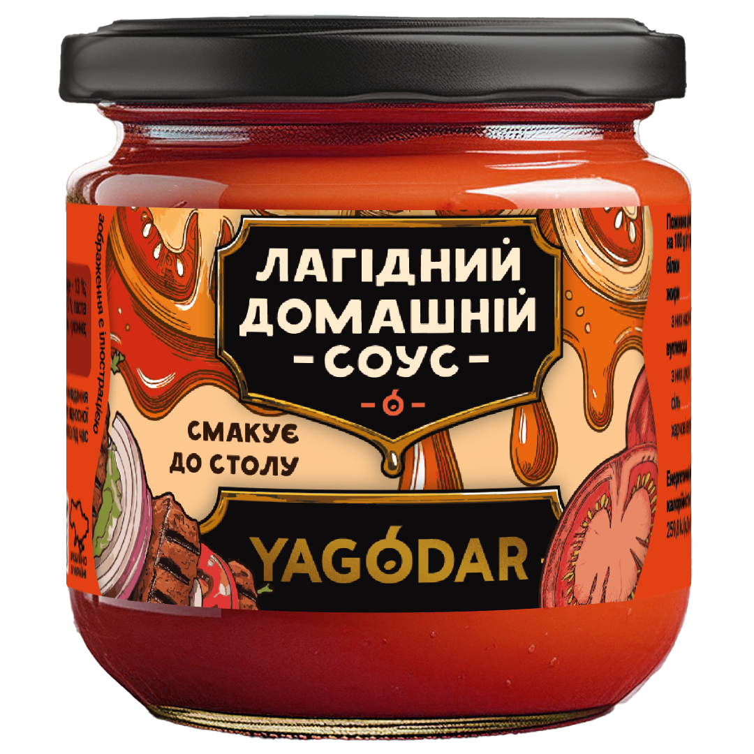 Соус универсальный YAGODAR Кроткий томатный 200 г (2386147571)