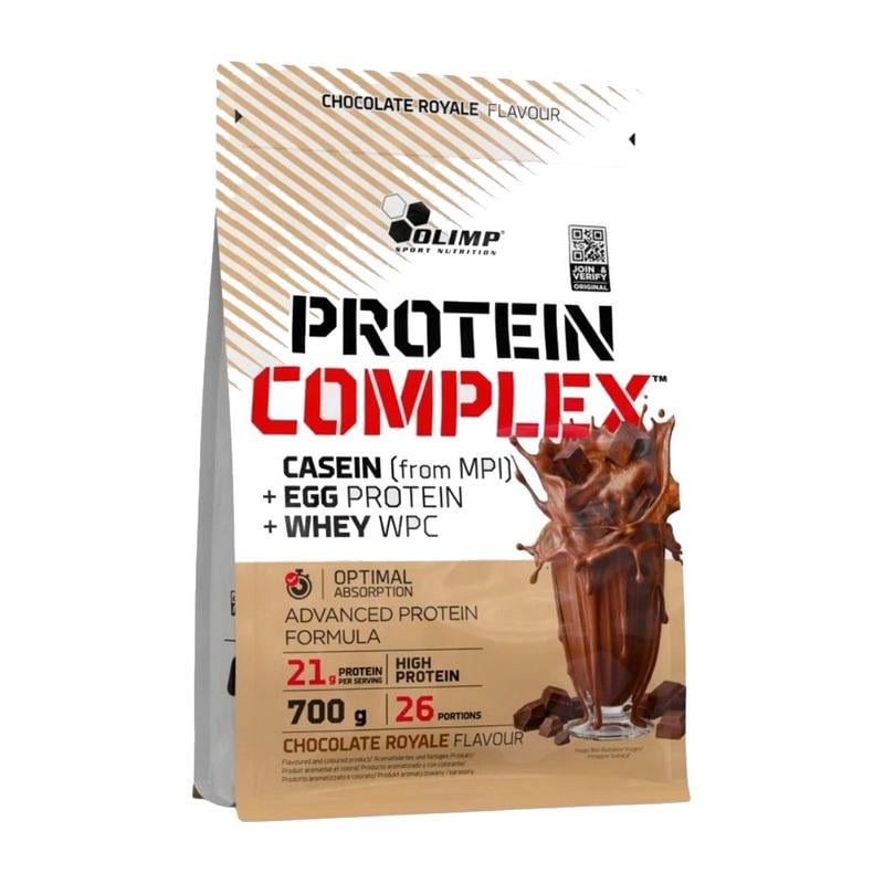 Протеин комплексный казеин яичный белок WPC Olimp Protein Complex 700 г Шоколад