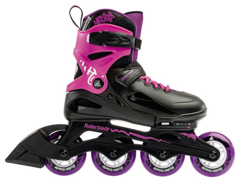 Ролики дитячі Rollerblade Fury G р. 36-40 Чорно-фіолетовий - фото 6