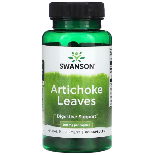 Артишок листя Swanson Artichoke Leaves 500 60 капсул
