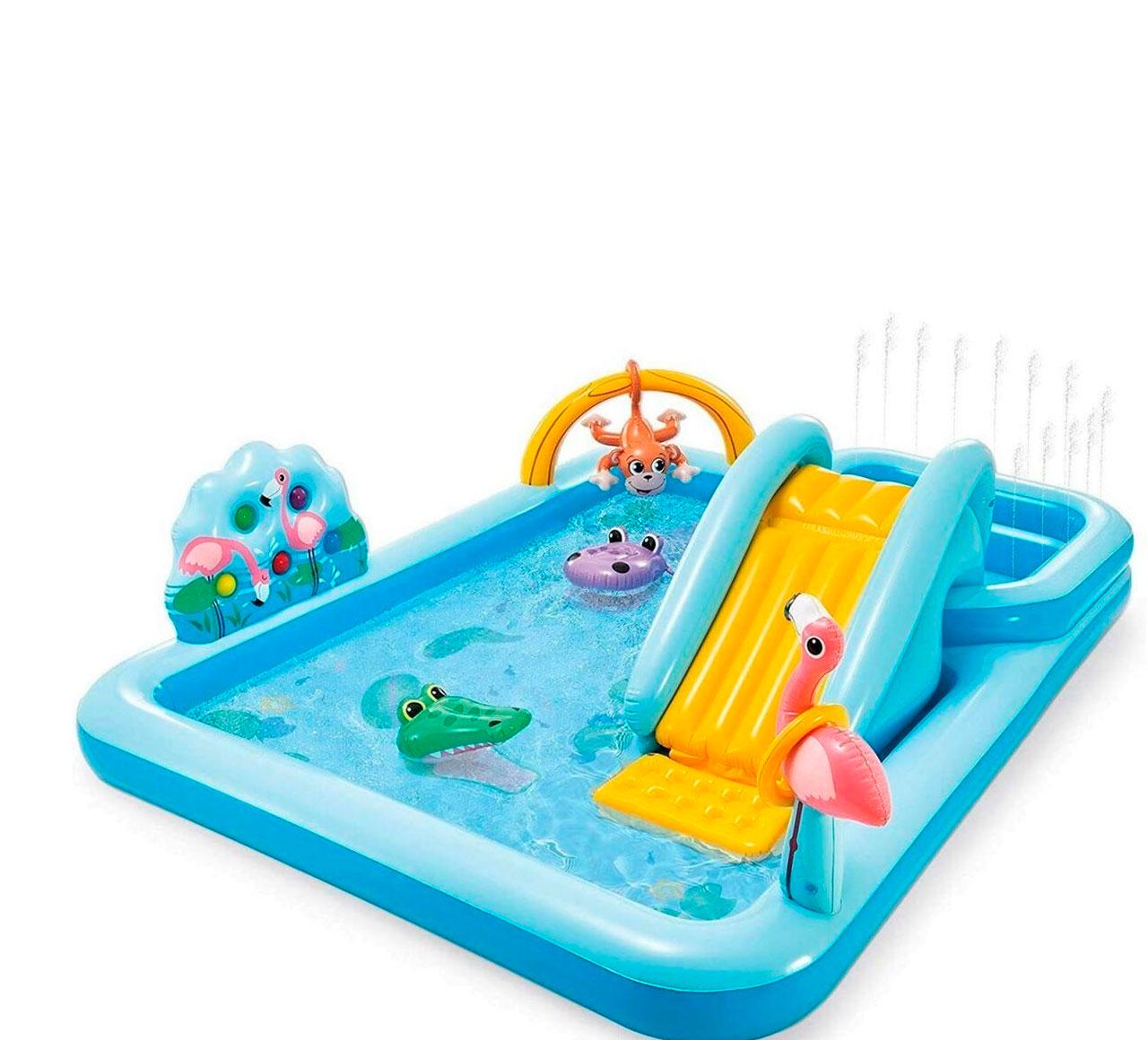 Басейн із гіркою Intex Пригоди в джунглях (15005255)