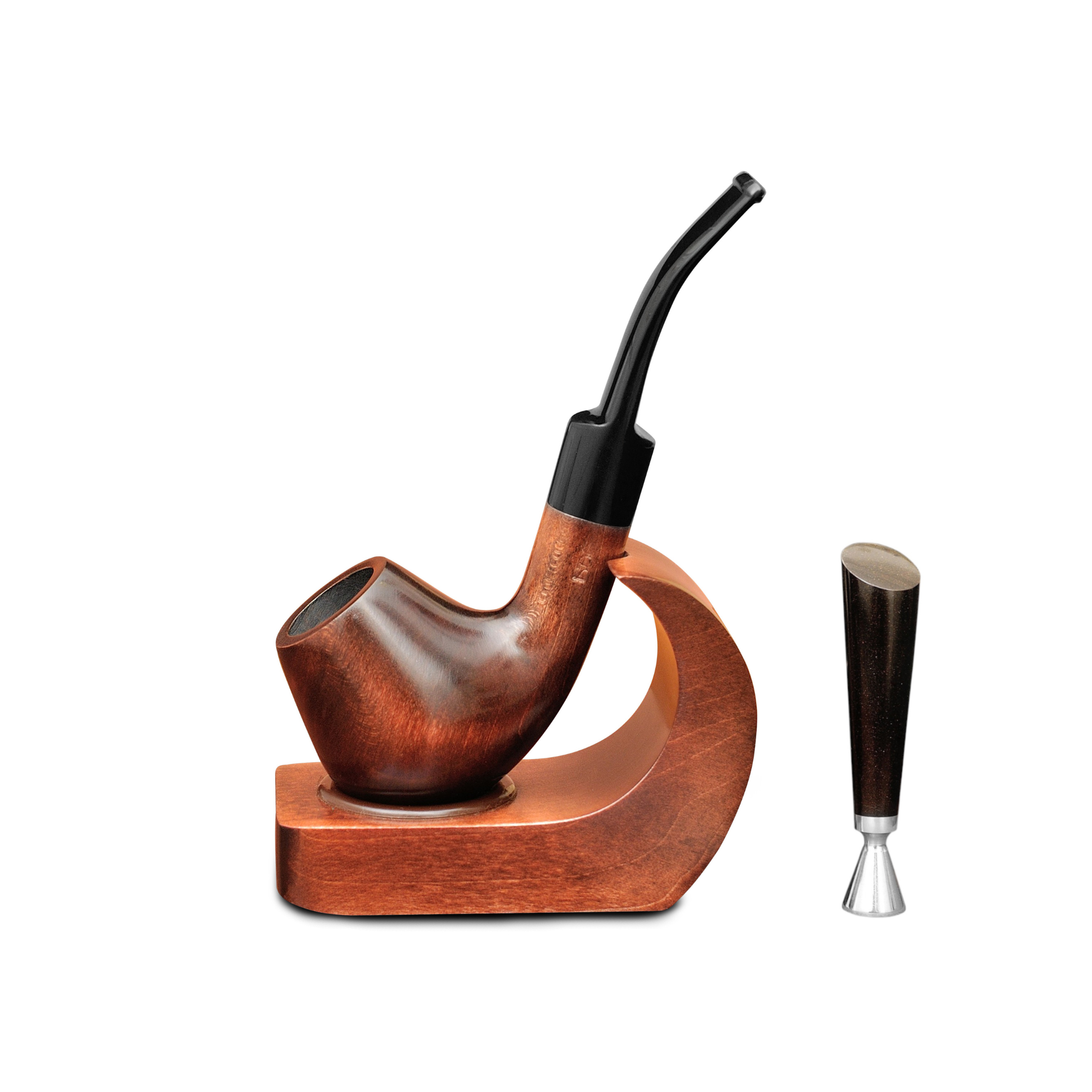 Курильна трубка KAFpipe Bent Volcano KAF2 №201 Груша з підставкою/тампером