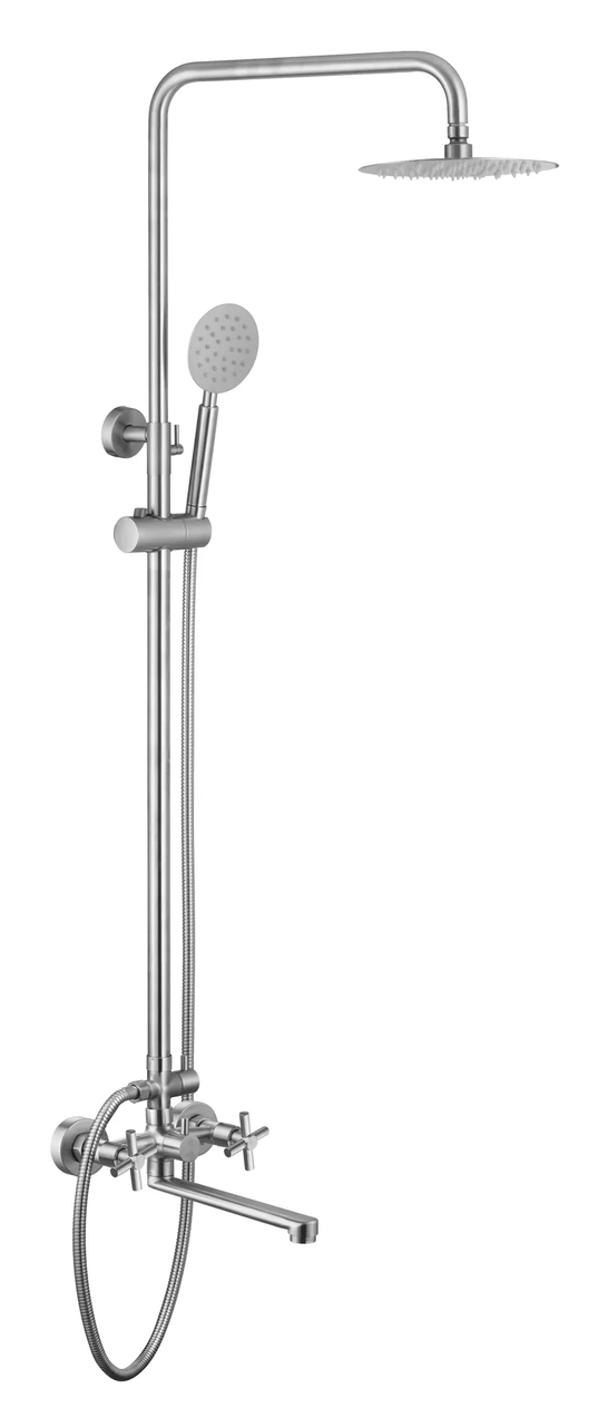 Душевая система с смесителем MIXXUS DVE-006-J из нержавеющей стали Нержавеющая сталь (MI6085)