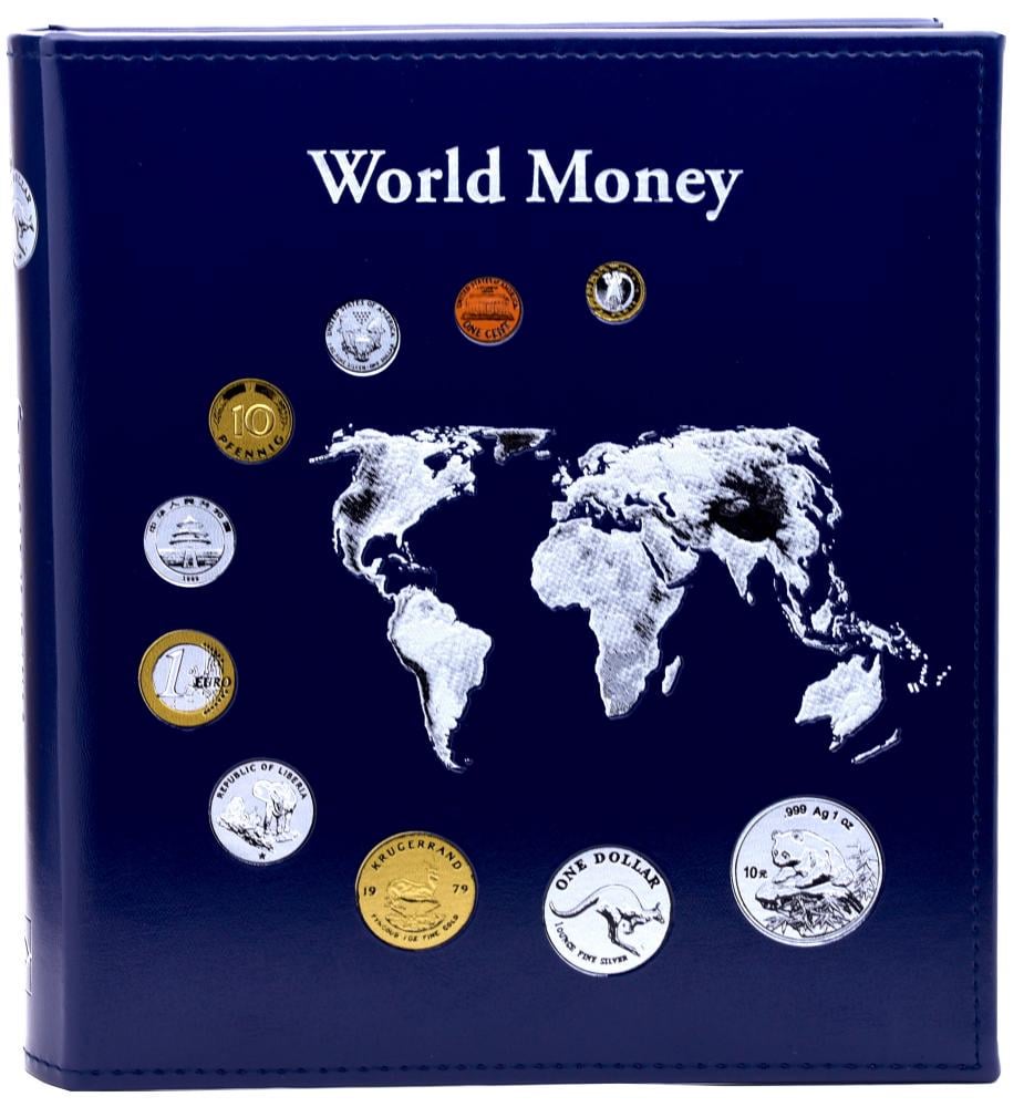 Альбом Leuchtturm OPTIMA World Money для 152 монет 5 л. (А16347)