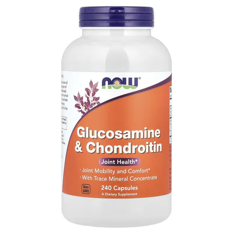 Глюкозамин и хондроитин NOW Glucosamine Chondroitin 240 кап.