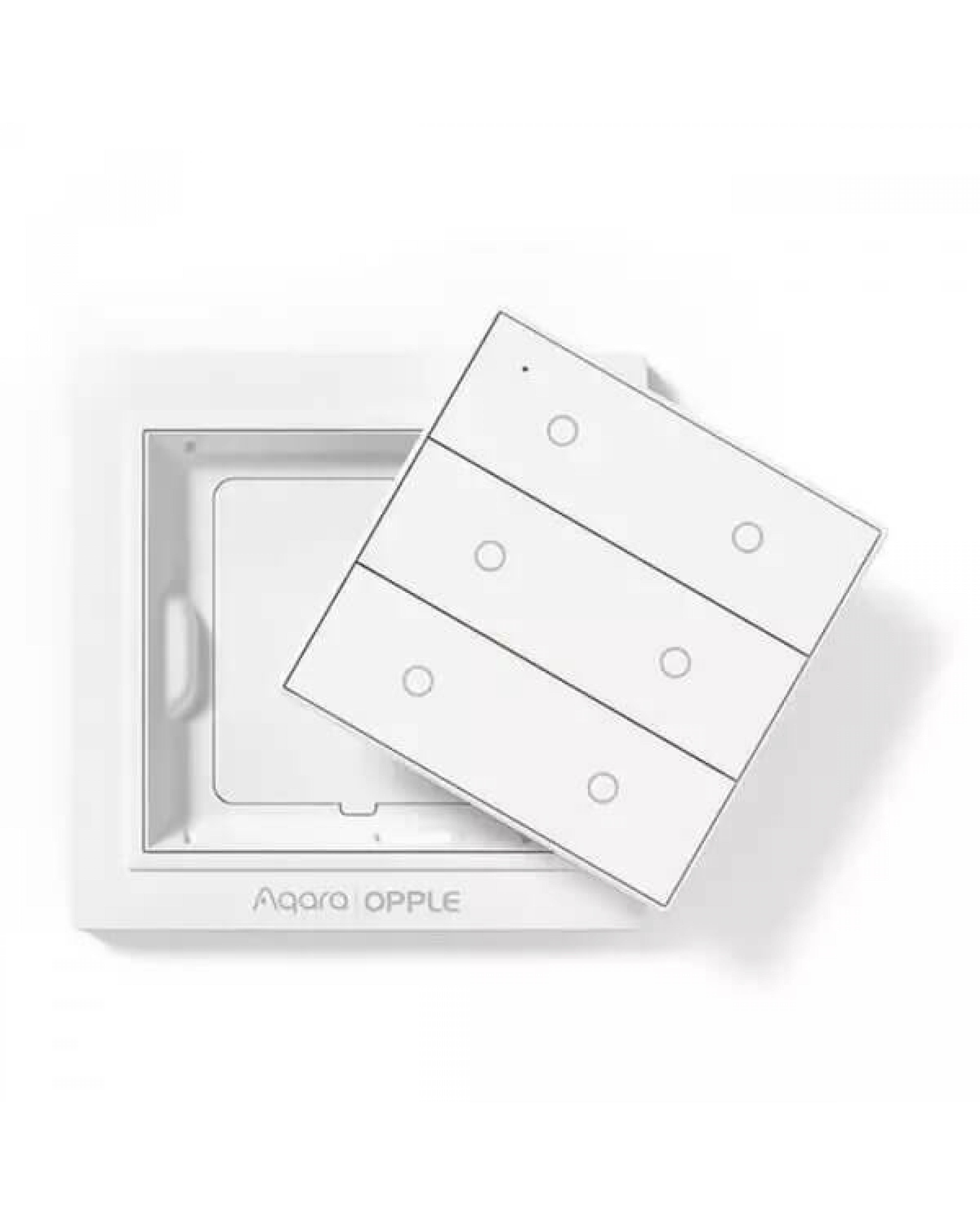 Выключатель умный беспроводной Aqara Opple Smart Switch Apple Homekit Wireless Version 6 кнопок (WXCJKG13LM) - фото 3