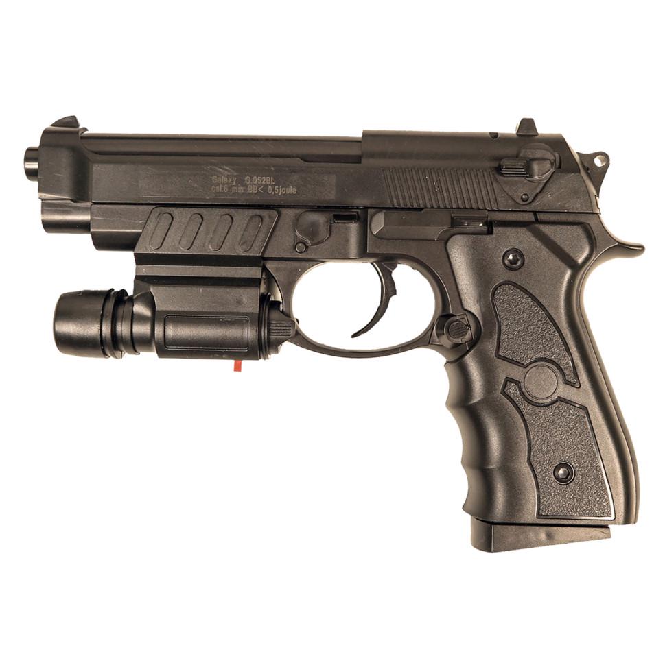 Детский пистолет на шариках Galaxy Beretta 92 G052BL с лазерным прицелом (35289)