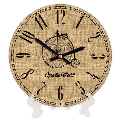 Годинник настінний круглий Presentville Велосипед 18 см (CH18 P 15S144)