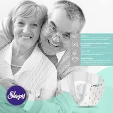 Подгузники для взрослых Sleepy Sensitive XL №30 120-160 см (000005912) - фото 2 Подгузники для взрослых Sleepy Sensitive XL №30 120-160 см (000005912) - фото 2