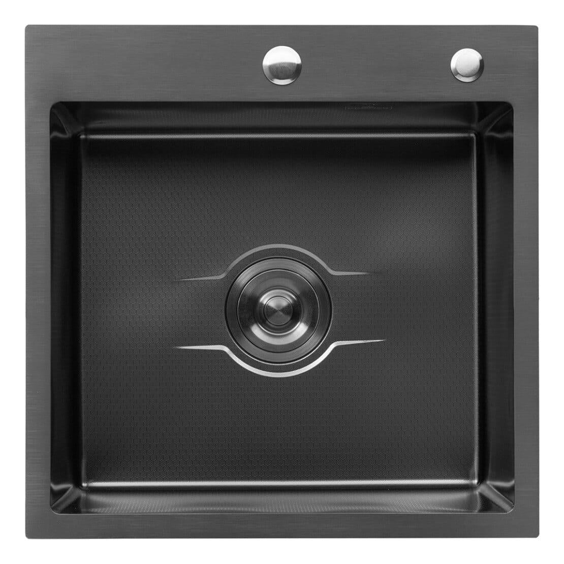 Мойка для кухни Kroner KRP Derby встроенная квадратная 2,5/0,5 мм 500x500 мм Графит (SVR-CV027240) Мойка для кухни Kroner KRP Derby встроенная квадратная 2,5/0,5 мм 500x500 мм Графит (SVR-CV027240)