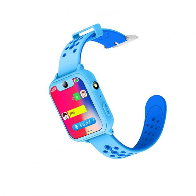 Дитячий розумний годинник Sunroz Q760 Watch X з GPS 3G 1,44" Блакитний (SUN0613)