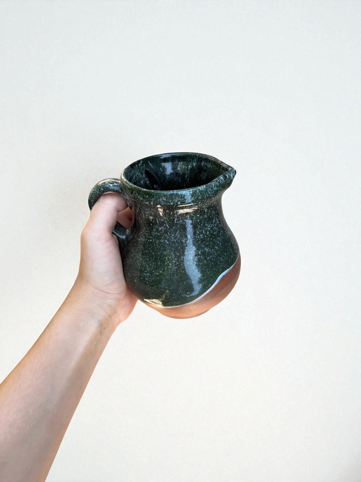 Кувшин ручной работы Зеленый (28830778) - фото 11 Кувшин ручной работы Зеленый (28830778) - фото 11