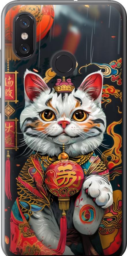Чехол на Xiaomi Mi8 China Cat v2 (6135u-1499-42517)