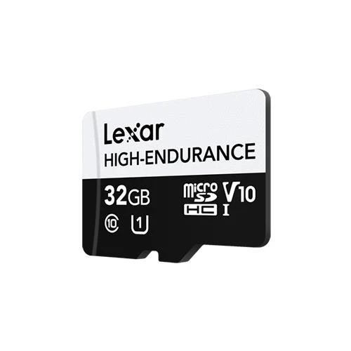 Карта пам'яті microSDHC 32 Gb Lexar High-Endurance Class10 UHS-I U1 V10 без адаптера до 100/30 МБ/с (LMSHGED032G-BCNNG)