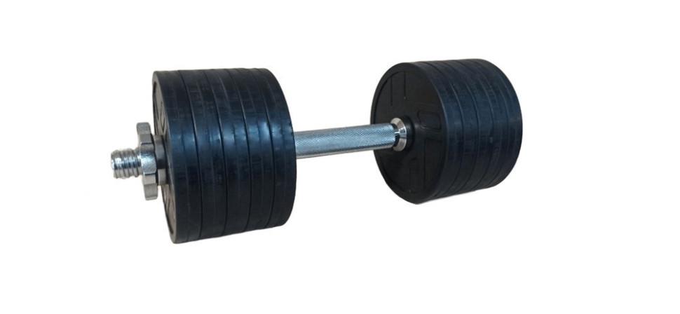 Гантель прорезиненный 13,5 кг (25551409) - фото 2