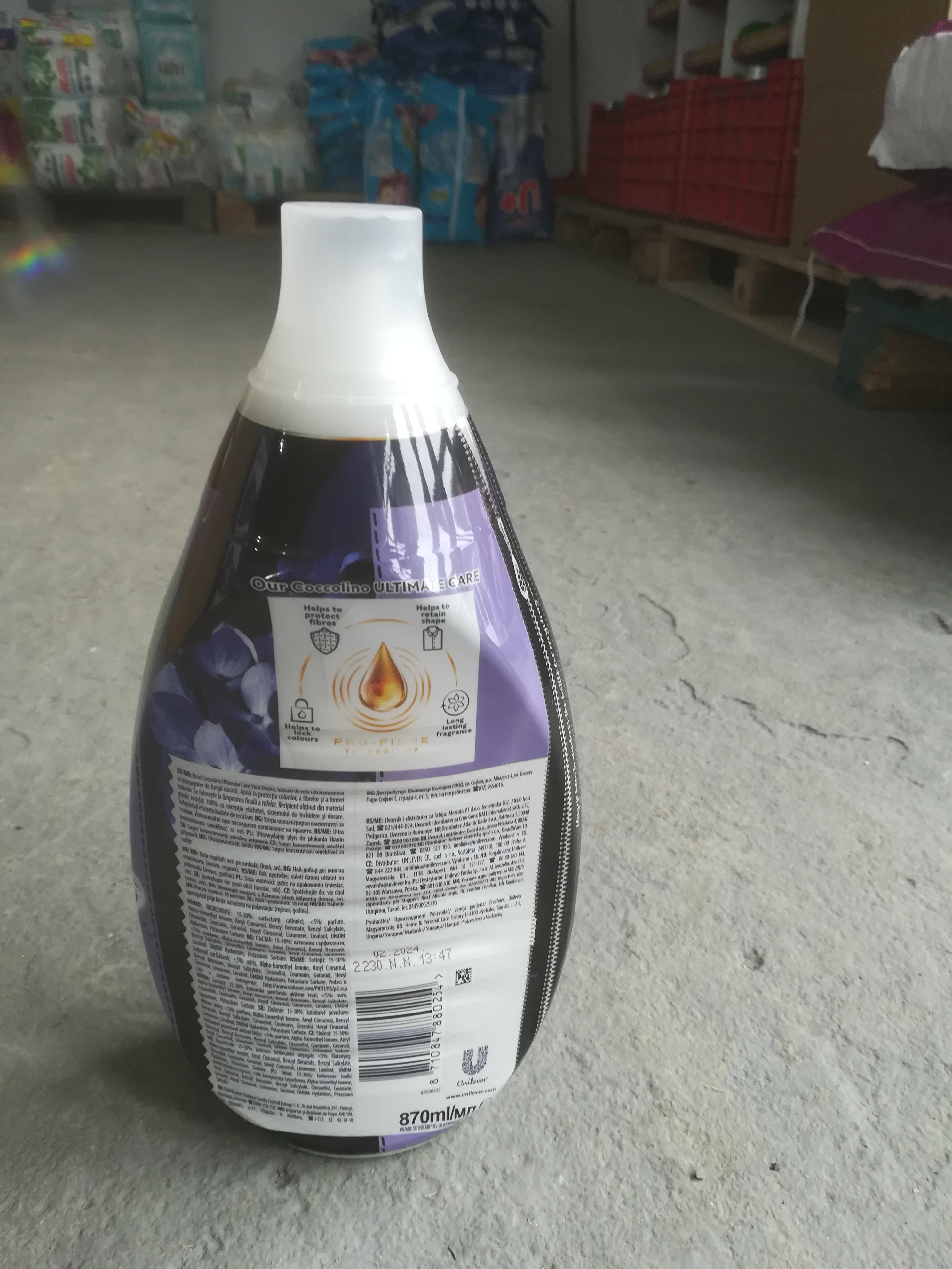 Кондиціонер для білизни Coccolino концентрат з парфумом 1 л - фото 2 Кондиціонер для білизни Coccolino концентрат з парфумом 1 л - фото 2