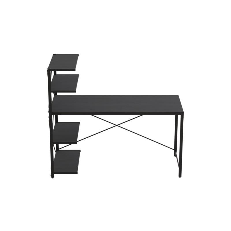 Компьютерный стол Ferrum-decor Jack 140 металл/ДСП Черный/Сосна Кембра (FRD-104402)