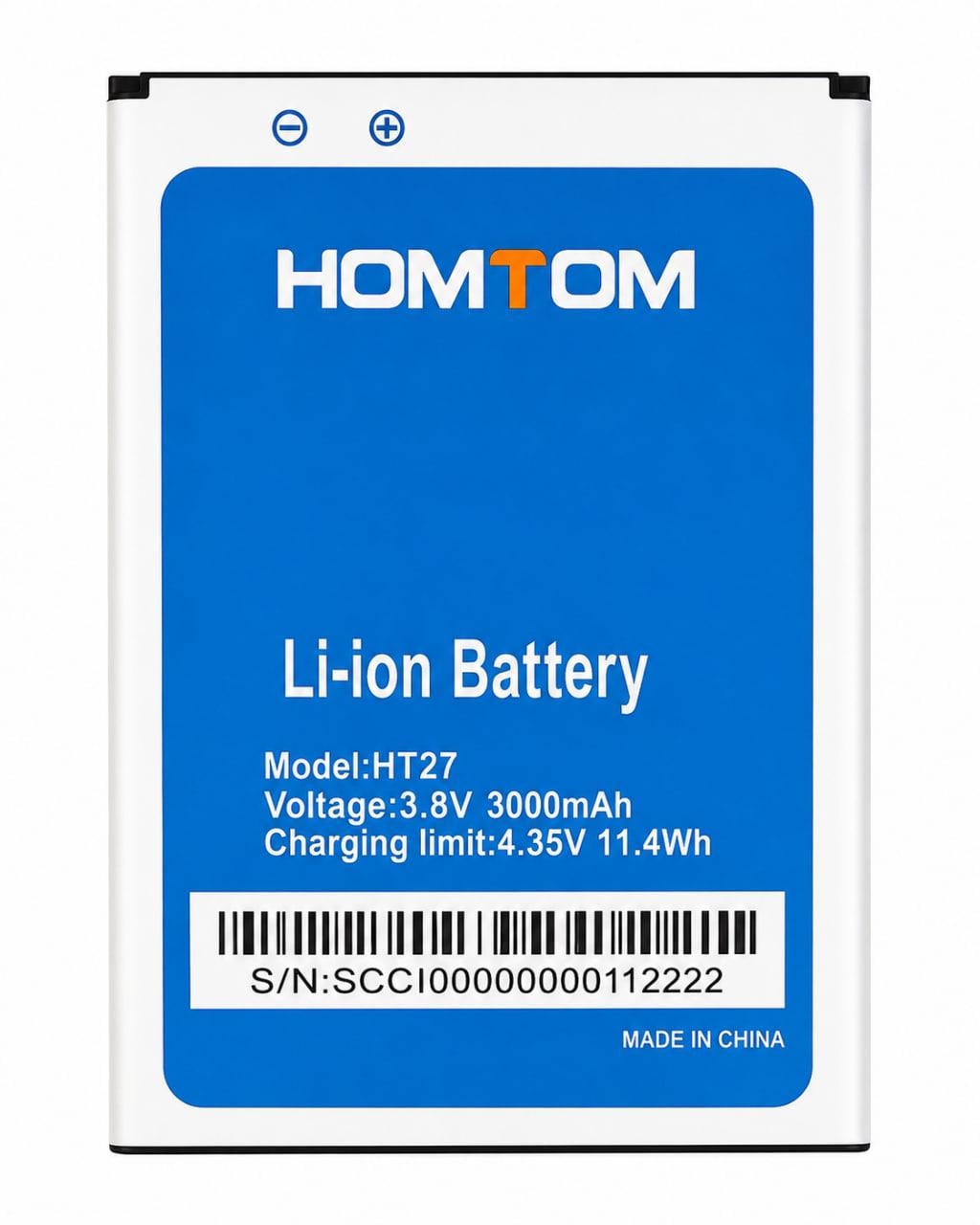 Аккумулятор для Homtom HT27/HT27 Pro 3000 mAh (000021625)